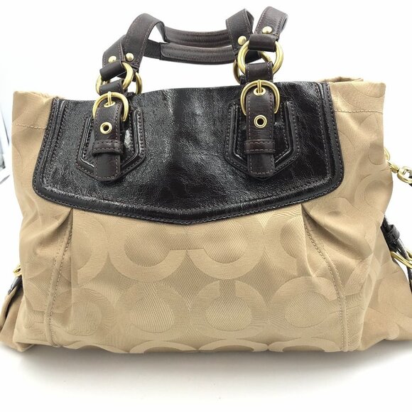 Coach Tan and Brown Purse - Picture 2 of 11